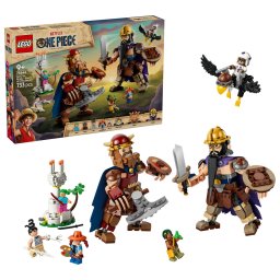 Set LEGO One Piece - Dorry vs Brogy – Giganții din Micuța Grădină (75644)