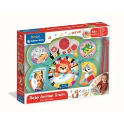 Clementoni - Toba muzicala cu animalute si butoane interactive