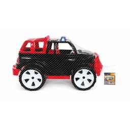 Masina Jeep Off Roader Negru Rosu 39Cm
