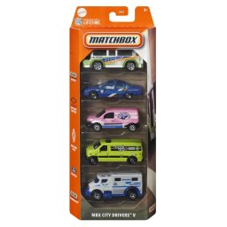 Matchbox Set 5 Masinute Metalice Mbx City Drivers V Scara 1 La 64