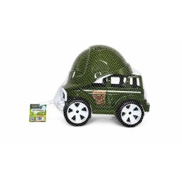 Masina Jeep Off Roader Cu Casca Militar 32Cm
