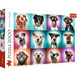 Puzzle Trefl 2000 Catelusii Amuzanti
