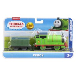 Thomas Locomotiva Motorizata Percy Cu Vagon