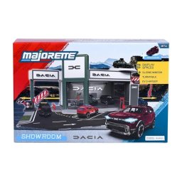 Majorette Set Showroom Auto Dacia Cu Masinuta Inclusa Dacia Duster Scara 1 La 64
