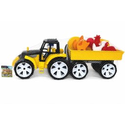 Set Tractor Ferma Negru Galben