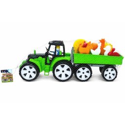 Set Tractor Ferma Negru Verde