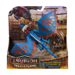 Cum Sa Iti Dresezi Dragonul Incercarea Flacarii Set Dragon Deadly Nadder Si Figurina Astrid