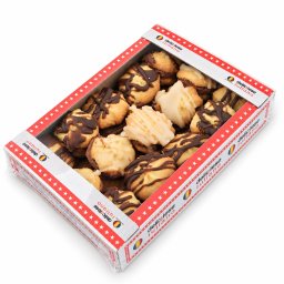 Fursecuri Steluțe Duo Iuliano, cu cremă de cacao și glazură de fondant, 400 g