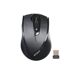 MOUSE A4tech, PC sau NB, wireless, 2.4GHz, optic, 2000 dpi, butoane/scroll 5/1, buton selectare viteza, negru, "G9-730FX-BK" (timbru verde 0.18 lei)
