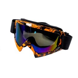 Ochelari cross enduro atv,rama portocaliu negru,stgicla fumurie WB P-22