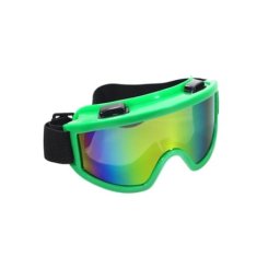 Ochelari cross enduro atv WB G-04,rama verde,sticla oglinda