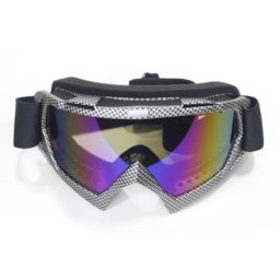 Ochelari cross enduro atv WB P-11,rama gri inchis,sticla oglinda