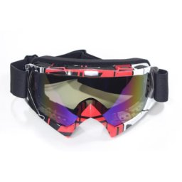 Ochelari cross enduro atv WB P-26,rama multicolor,sticla fumurie
