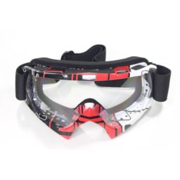 Ochelari cross enduro atv WB P-28,rama multicolor,sticla transparenta