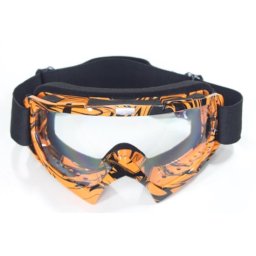 Ochelari cross enduro atv WB P-24,rama portocaliu negru,sticla transparenta
