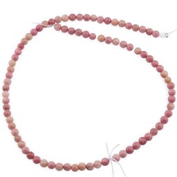 Sirag Rodonit roz sfere 4mm, 38cm