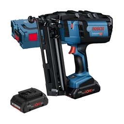 Bosch - GNH 18V-64 M - Pistol de batut cuie cu 2 acumulatori si incarcator, Li-Ion, 18 V, 4 Ah, cuie pentru lemn, valiza speciala