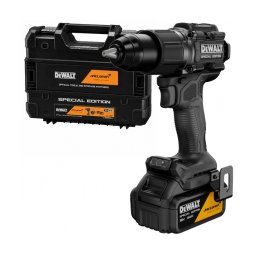 DeWalt - x McLaren F1 Team DCD86MM1T - Masina de gaurit si insurubat cu percutie cu 1 acumulator si incarcator, Li-Ion, 18 V, 4 Ah, 90 Nm, motor fara perii, led iluminare, valiza speciala