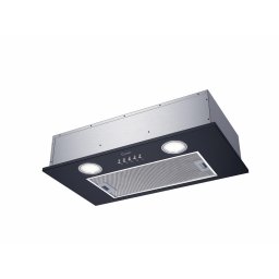 Hota Hota de Bucatarie, 60 cm, 207 m³/h, 3 Trepte, Filtru Aluminiu, Iluminare LED, 65 dB, Negru
