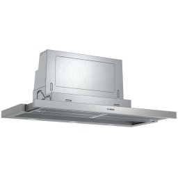 Hota Bosch DFS097A51 Telescopic Hood, A, Width 90 cm, Max extraction power 397 m3/h, Silver Metallic