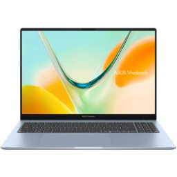 Laptop ASUS Vivobook S16 S5608QA-MB269W, Qualcomm Snapdragon X X1-26-100, 16 inch, RAM 8GB, SSD 512GB, Intel Graphics, Windows 11, Light Blue