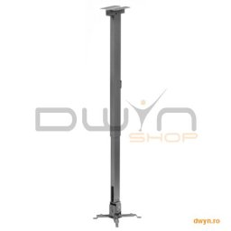 Suport tavan videoproiector Sopar, Telescopic 700-1200, Argintiu, TAPA, SOP23059