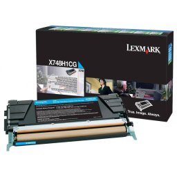 Cartus toner cyan de mare capacitate LEXMARK X748H1CG