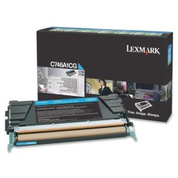 Cartus toner Lexmark C746A1CG, Cyan, 7 k