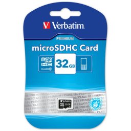 Card microSDHC Verbatim 44013, 32GB clasa 10