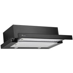 Hota Telescopica Incorporabila Tornado Storm 700 (50), 1 motor, latime 50 cm, 3 viteze, absorbtie 700 m3/ora, Negru