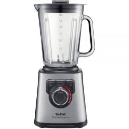 Blender Tefal BL811D38, 1200W, buton variabil pentru viteza, 6 lame detasabile, vas din sticla termorezistenta, 3 programe, corp din inox, spatula, Inox