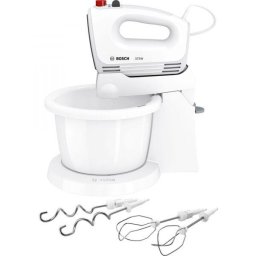 Mixer cu bol Bosch CleverMixx MFQ2600G, 375W, Alb