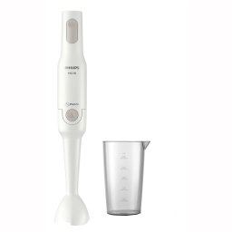 Mixer vertical Philips ProMix HR2531/00, 650 W, 1 setare viteza, cana si lama S incluse, Alb
