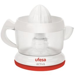 Storcator de citrice Ufesa EX4935, 40W, 0.6L, alb-rosu