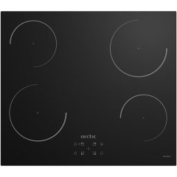 Plita incorporabila Arctic ARSI6440MTB, Inductie, 4 zone de gatit, Touch control, Negru