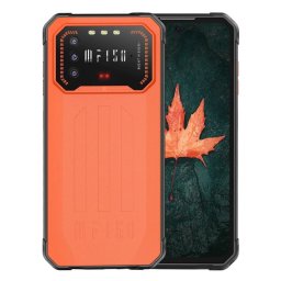 Telefon mobil F150 Air1 Pro Orange, 6.5", Night Vision, 6GB RAM, 128GB ROM, Android 12, MTK G37 OctaCore, NFC, IP68, 5000mAh, Dual SIM, Portocali