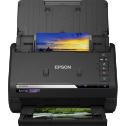 Scanner documente Epson WorkForce DS-530 II, 45 str./min, ADF 100 foi, A4, USB 3.2 Gen 1, Wi-Fi, Negru