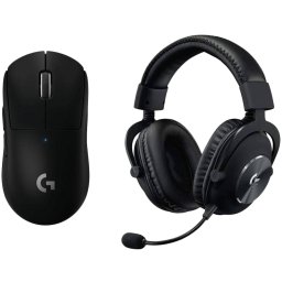 Set pentru Gaming Logitech G Pro X Superlight Mouse si casti Logitech G Pro