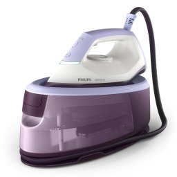 Statie de calcat Philips 3000 series PSG3000/30, 2400 W , 350g/min, 1.4l, talpa ceramica, Alb-Mov