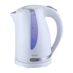 Fierbator Vivax WH-175L, indicator luminos led, putere 2200 W, 1.7 litri, Alb-Argintiu