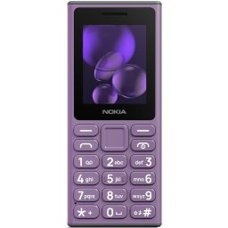 Telefon mobil HMD Nokia 105, procesor 6531E, 4 MB RAM, Dual Sim, baterie 1000 mAh, 2G, Violet
