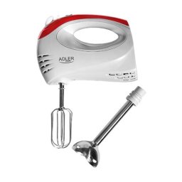 Mixer manual Adler AD 4212, 300W, 5 viteze, Turbo, Alb