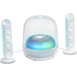Audio system 2.1 Harman Kardon Soundsticks 5, 190W, Bluetooth, HDMI ARC, Auracast, Alb