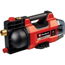 Pompa de gradina pe acumulator Einhell Expert Aquinna 18/28 Power X-Change 18 V, debit max. 2800 L/h, cap de refulare max. 25 m, mod ECO/ Boost, Rosu-Negru
