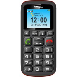 Telefon mobil Maxcom Senior MM428BB, 1.8 inch, Dual SIM, 2G, Negru