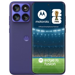 Telefon mobil Motorola edge 70 fusion, 7000 mAh, 256GB, 8GB RAM, 5G, PANTONE Orient Blue (Albastru-Mov)