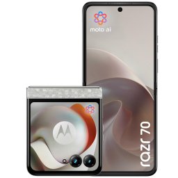 Telefon mobil Motorola razr 70, 256GB, 8GB RAM, 5G, PANTONE Bright White (Alb)