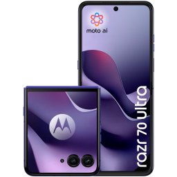 Telefon mobil Motorola razr 70 ultra, 512GB, 16GB RAM, 5G, PANTONE Orient Blue,(Albatru-Mov)