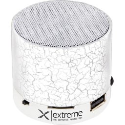 Boxa portabila Extreme XP101W Flash, Difuzor, Bluetooth cu radio FM incorporat, Alb