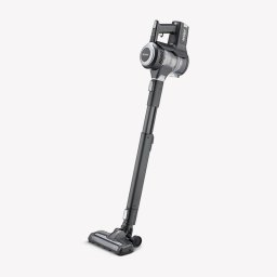 Aspirator vertical fără fir 120W, autonomie 40 min, 21.6V, perie electrică, fără sac, 0.65L, gri